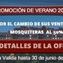 PROMOCIÓN DE MOSQUITERAS AL 50%