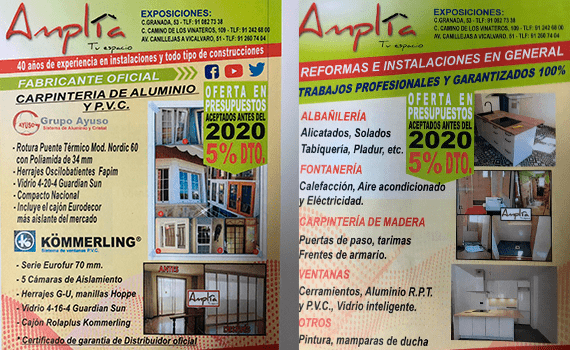 Promoción de Otoño en todo tipo de reformas.